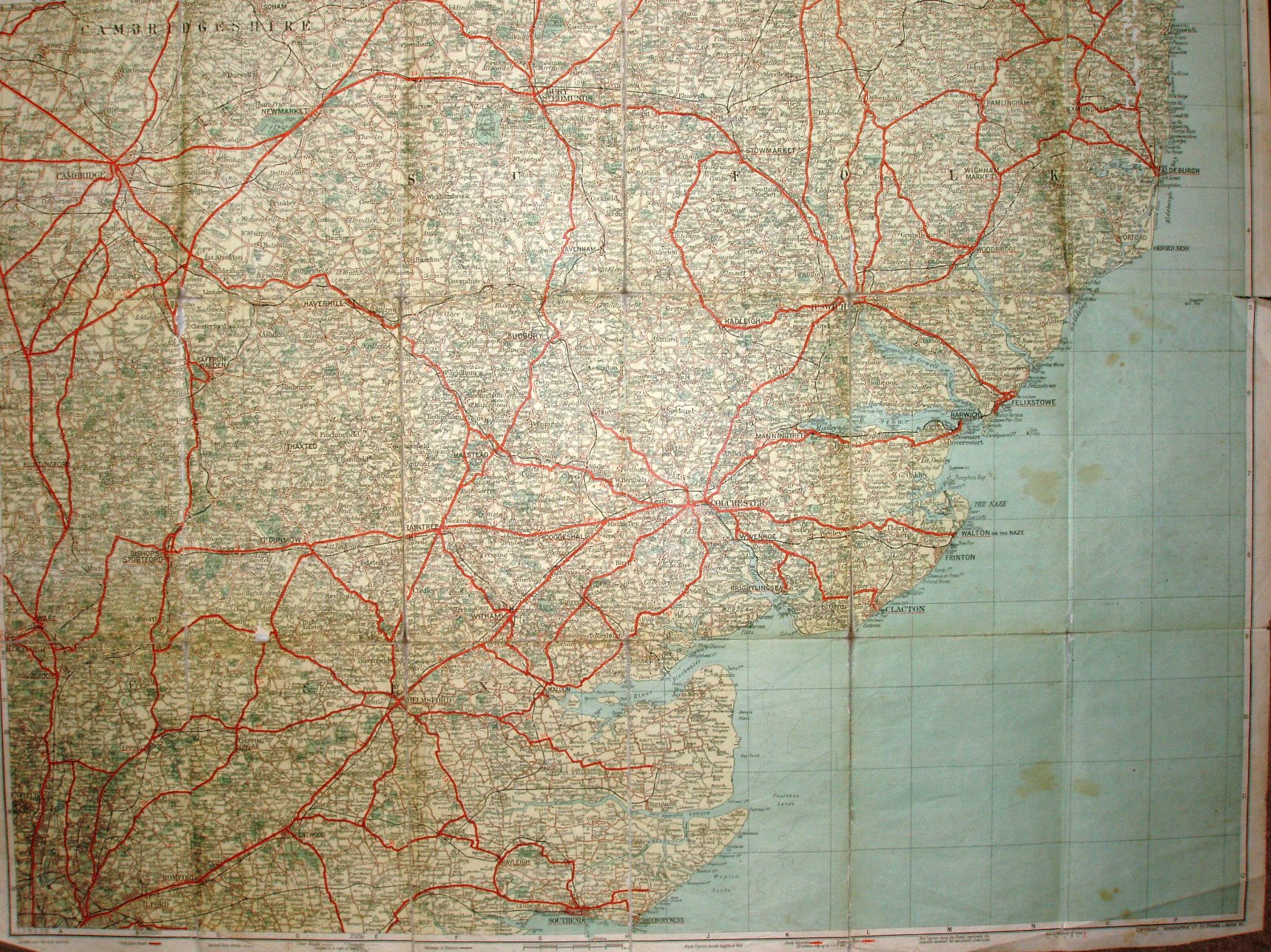 Geographia 2 Miles to the Inch Maps, Sheet 14, 1920